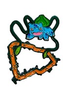 Pin Broche Metálico Bolbasaur Contorno New Era